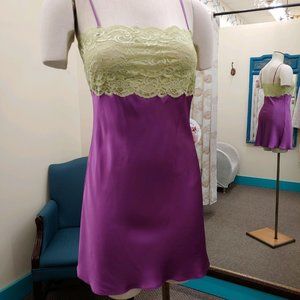 Purple/Lime Green Chemise